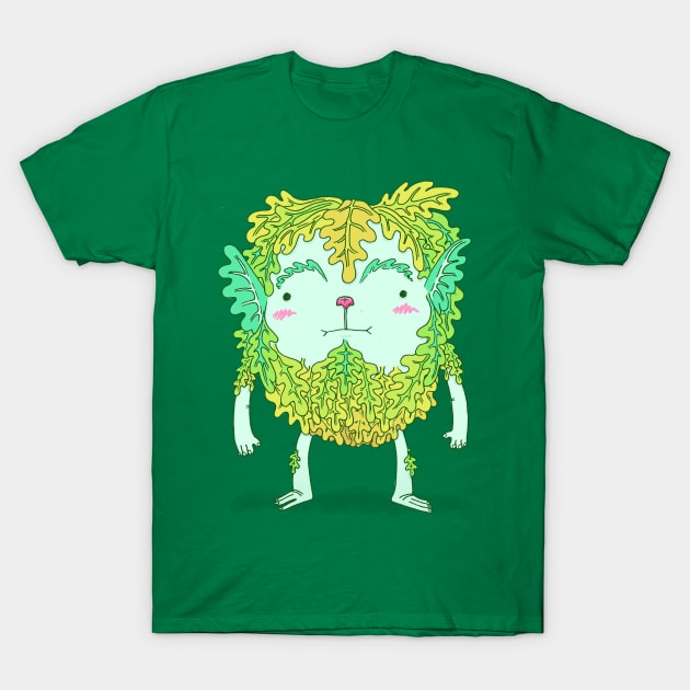 Leaf Gremlin T-Shirt by RelwotWerdna